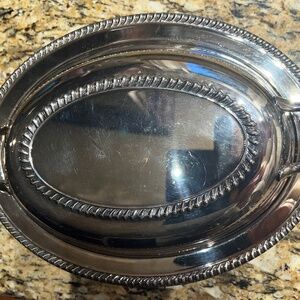 Wm. A. Rogers Silver Plate Covered Dish
